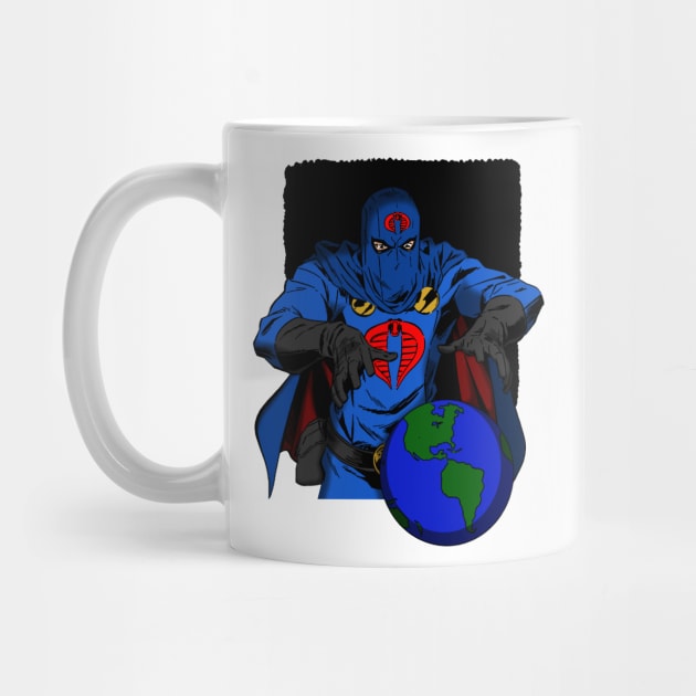 Cobra Commander - Blue Shaded by BigOrangeShirtShop